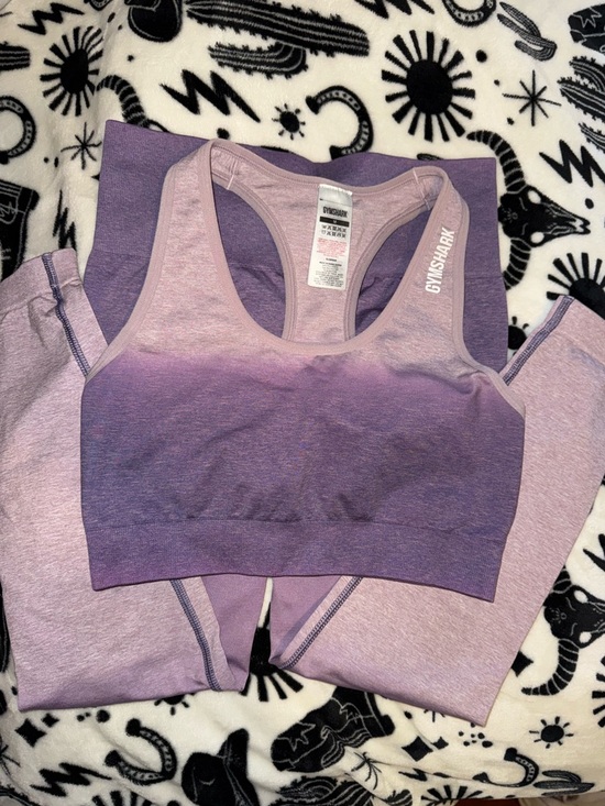 Gymshark Other - Gymshark Ombre Lilac to Deep Purple Seamless Sports Bra